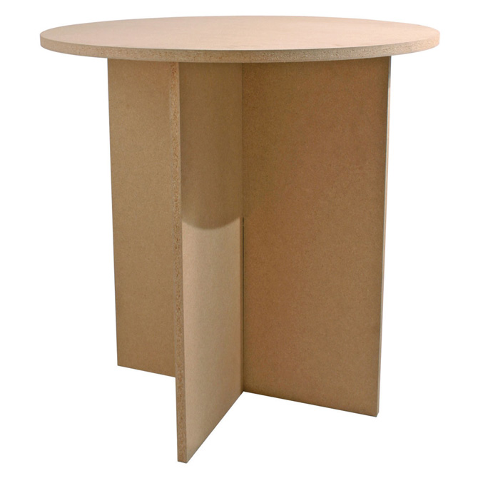 Round Top Unfinished Display Table Retail Tables By Round Top Unfinished Display Table