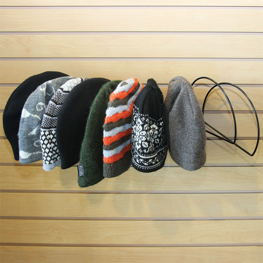 Cap    display Beanie rack Rack gridwall  Slatwall for slatgrid beanie hat and Retail slatwall,