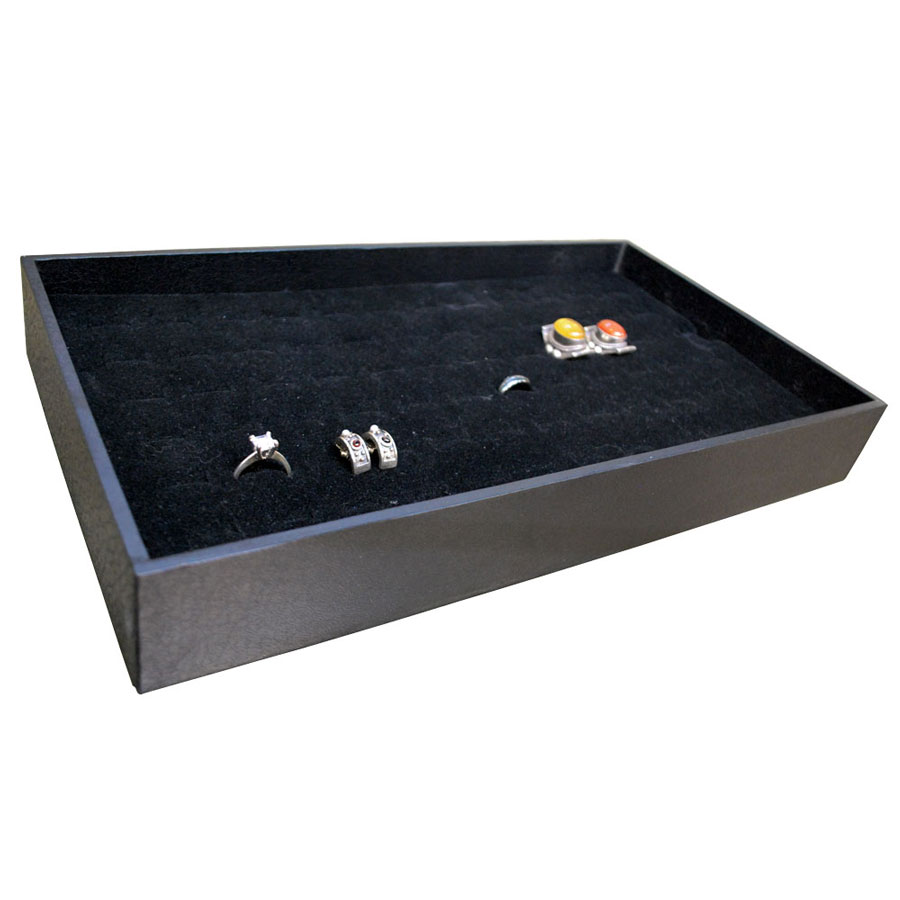 Black 72 Ring Foam Pad Jewelry Tray Insert Retail Jewelry