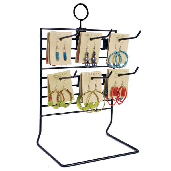 Black Wire Countertop Display Rack Retail Merchandisers By