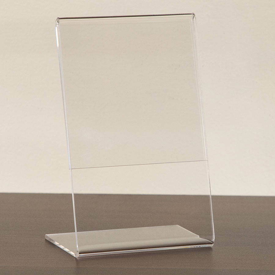 Slantback Acrylic Countertop Sign Holder Retail Signholders By