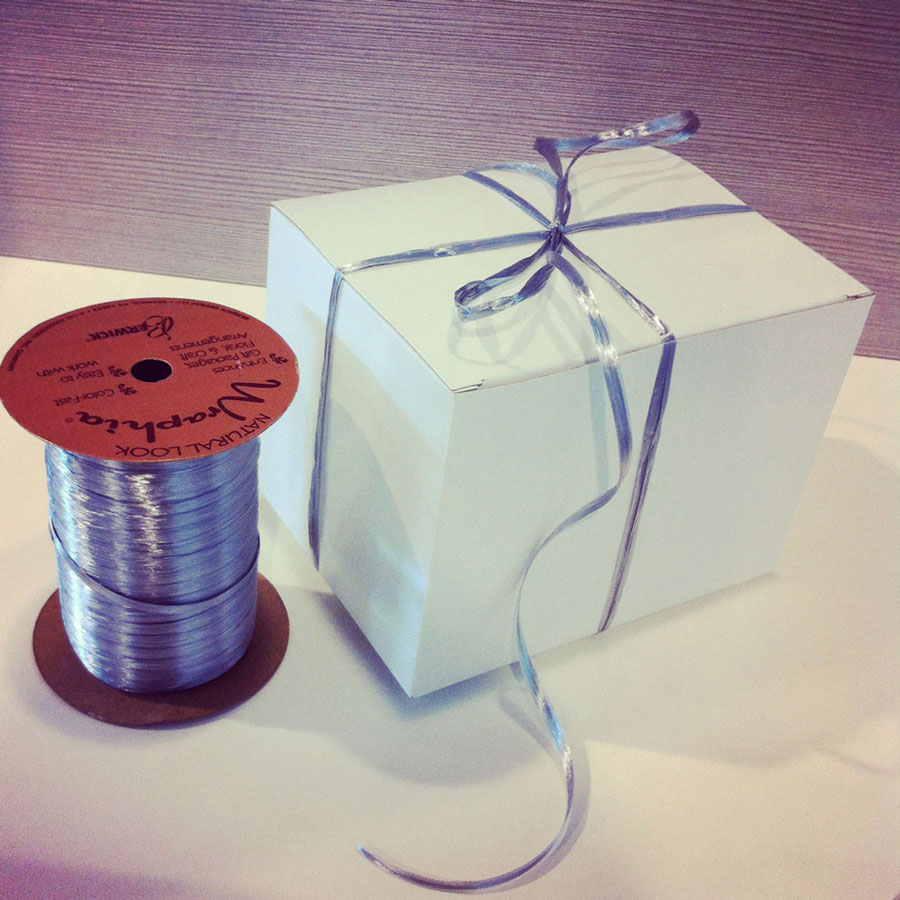 thick raffia ribbon